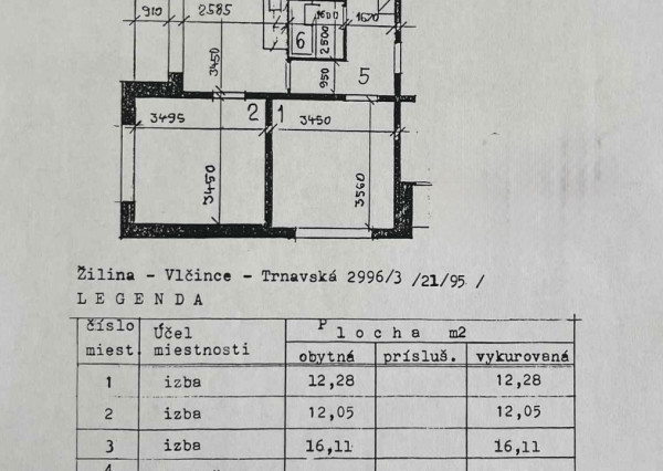 Rezervované - 3 izb. byt na predaj s balkónom na sídlisku Vlčince